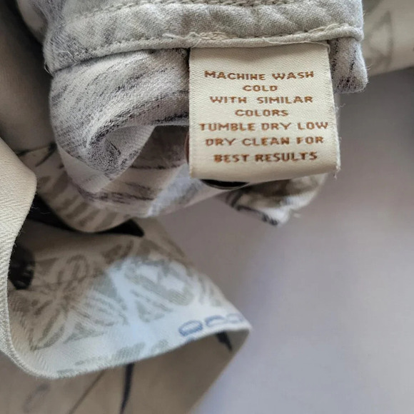 Caribbean Men’s Silk Blend Button Up Sailfish Hawaiian Shirt (Size: M) - Picture 11 of 16